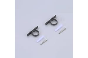 ZEPHYRJAZZ DF-SA155-MB RV Shower Hose Guide Ring - Mounting Screws Included (Matte Black)