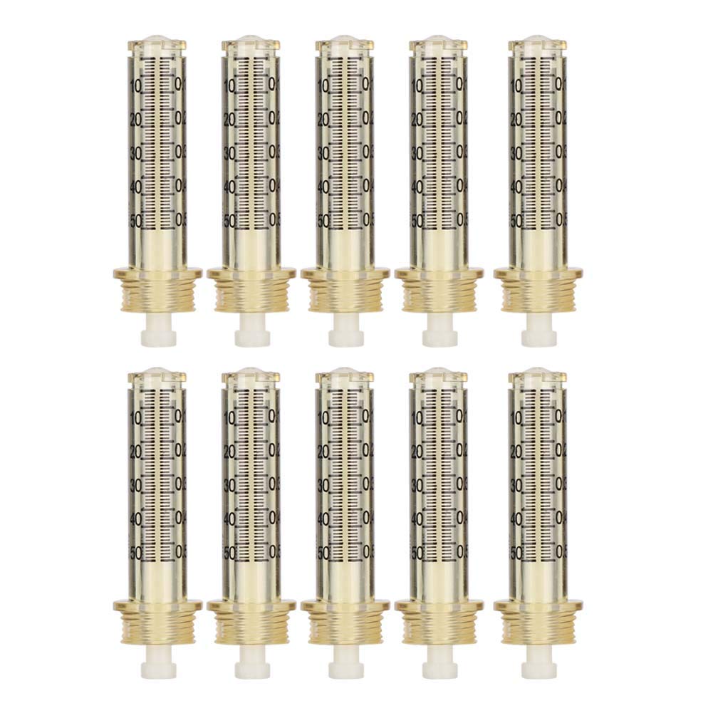 10pcs Ampoule Head, Hyaluronic Acid Pen Accessory, 0.5ml Hyaluronic Acid Injection Pen Accessory Beauty Skin Care Tool for Face Lifting