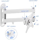 Suptek MA2720W TV Wall Mount Full Motion 15-32 inch White 75x75 100x100 view 9