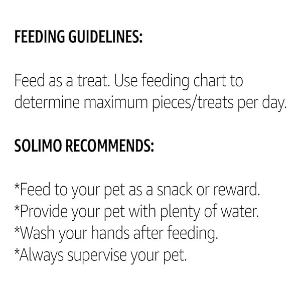 AMAZON BRAND – SOLIMO SWEET POTATO & DUCK JERKY DOG TREATS, 2 POUNDS
