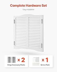 VEVOR Double Saloon Swinging Doors, 32" W x 36" H