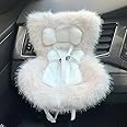 BIIVSOV Accessories for Dolls，Safety seat，Car Seat, Doll Sofa, Car Decoration Sofa, Air Vent Clip and Desktop Stand，Suitable for 17cm Doll（no Dolls） (White-Light Gray)