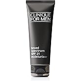 Clinique For Men Broad Spectrum SPF 21 Face Moisturizer | Oil Free Face Lotion With SPF | Hydrating + Protecting | For All Skin Types, 3.4 Fl Oz