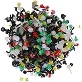 500pcs Car Nylon Plastic Rivet Fastener Bumper Clip Mixed Auto Push Pins Retainer Rivets Trim Clips Universal for All Cars