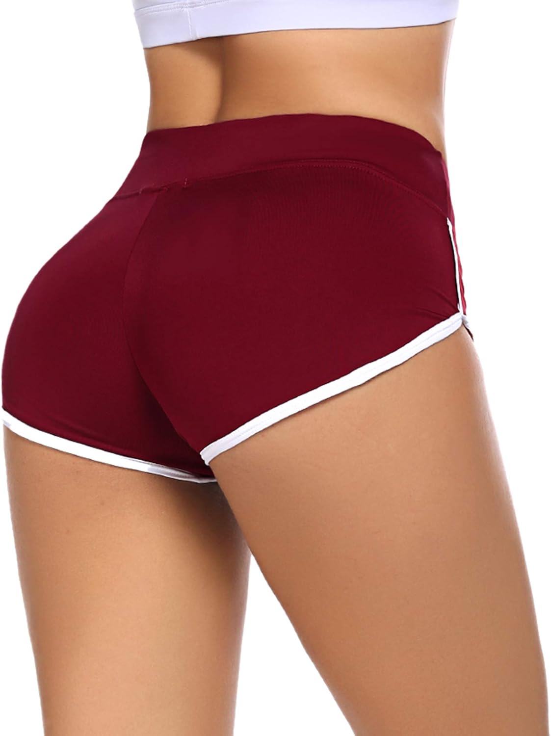 ADOME Women's Active Shorts Fitness Sports Yoga Booty Shorts for Running Gym Workout: Clothing