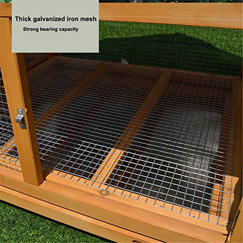 JHKGY Hühnerstall Hühnerstall Aus Holz, Hen House Geflügelarche Nach Hause, Kaninchen Hutch Käfig Henne Holz Haus Tier… – Bild 6