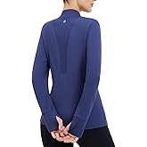 baleaf Thermal Shirts for Women Long Sleeve Turtleneck Tops Fleece Lined Base Layer with Thumb Hole Cold Weather Winter Gear