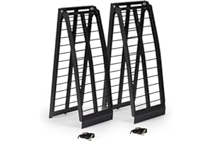 Titan Ramps 7' 10" Heavy-Duty Arched ATV Loading Ramps - 2,000 lb. Capacity
