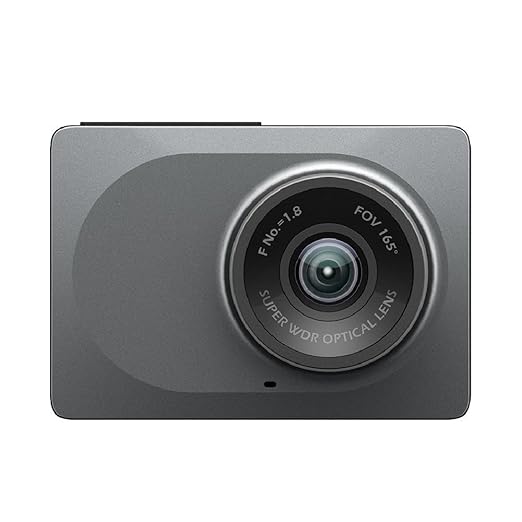 YI ドライブレコーダー ダッシュ カメラ 車載カメラ 165°広角 1080P フルHD 2.7インチ スクリーン Gセンサー搭載 diving recorder JP版 スタンド付き オリジナル正規品 グレー 89022