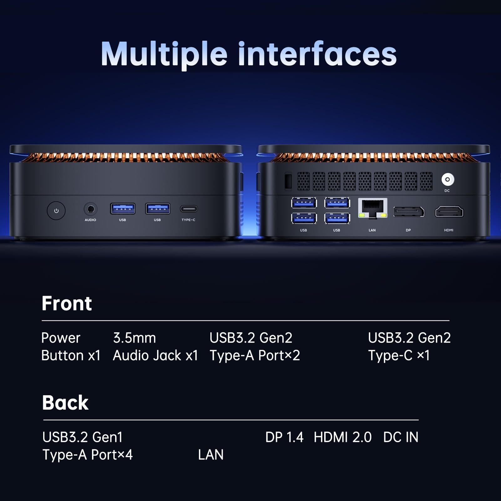 NiPoGi Pinova P1 Mini PC AΜD Ryzen 4300U W11 Pro(4C/4T,3,7GHz,Besser als 3500U/N97/N150) 16GB DDR4 RAM+512GB SSD 4K@60Hz Triple Display(HDMI 2.0+Type-C+DP1.4)/WiFi 5/BT 4.2/LAN Computer Büro/Bildung 6