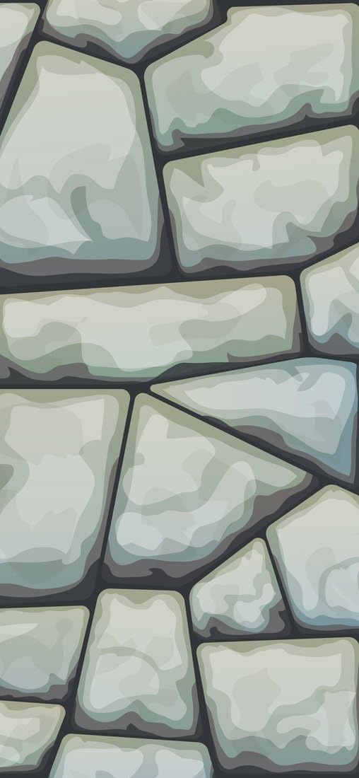PeelitStickit Stone Pattern Design, Wallpaper, Wall Mural ID-045, vinyl, Multi-colour