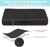 Leberna Waterproof Dog Bed Cover 600D Oxford Small 30 x 20 x 4 Black view 3