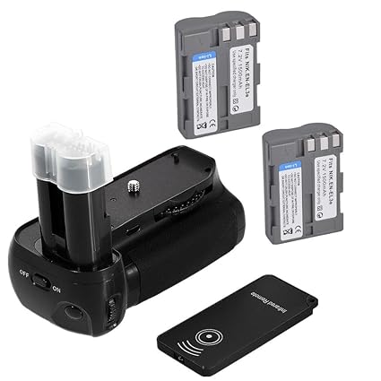 yingge battery grip para Nikon D90 D80 Cámara réflex digital como ...
