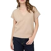 Blu Pepper V Neck Short Sleeve Knit Pullover Sweater