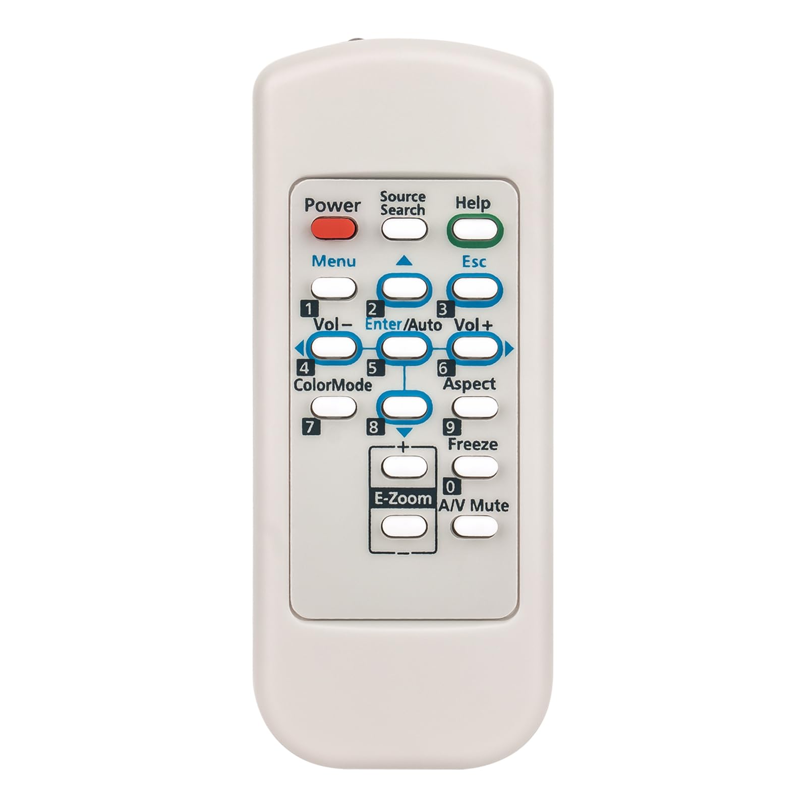 VINABTY New 145664100 Remote Control Replacement fit for EPSON Projector 145664100 EB-410WE EB-Z8450W EB410WE EBZ8450W Remote Controller