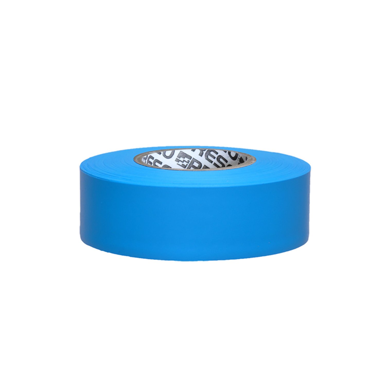 NO ADHESIVE, Presco PresGlo Taffeta Roll Flagging Tape 4.5 mils thick, 1-3/16 in. x 50 yds. (Neon Blue)