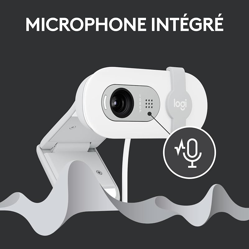 Brio 100 webcam Full HD pour réunions/streaming