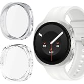 HAOZHI Película Protetora Compatível com Samsung Galaxy Watch 9 8 40mm,44mm | 2Peças Capa Bumper Galaxy Watch 9,Case Capinha 