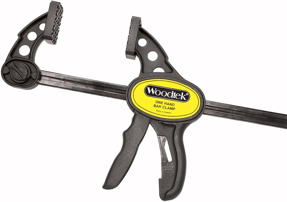 Woodtek 160292, 4-pack, Clamps And Vises, Bar & Pipe Clamps, 18" One Hand Bar Clamp