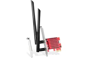 WiFi7 Card BE200 PCIe WiFi Network Adapter, Intel BE200NGW Chip Bluetooth 5.4, 8774Mbps Tri-Band 2.4GHz/5GHz/6GHz OFDMA & MU-