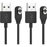 YUANHOT 2 Pack Charging Cable Replacement for AfterShokz Aeropex AS800 & Shokz OpenRun Pro & OpenRun & OpenRun Mini & OpenCom