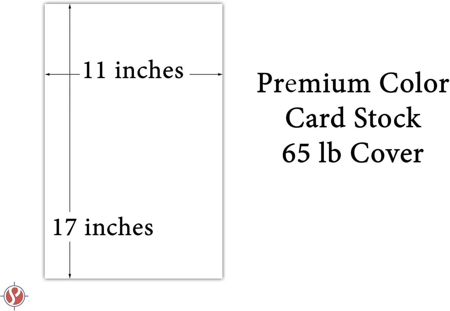 Premium Color Card Stock Paper | 50 Per Pack | Superior Thick 65-lb Cardstock, Perfect for School Supplies, Holiday Crafting, Arts and Crafts | Acid & Lignin Free | Eclipse Black | 11 x 17