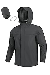 COOFANDY Men's Rain Jacket Waterproof Lightweight