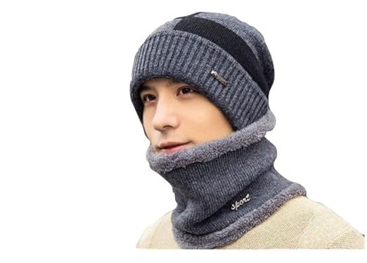 Amazon Cerisier スリジエ ニット帽 メンズ 冬 裏ボア付きニット