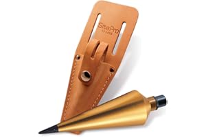 SITEPRO 16 oz Brass Plumb Bob with Leather Sheath (15-016S)