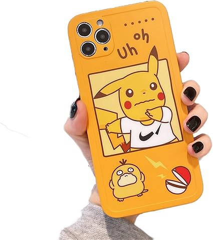 Amazon Co Jp ピカチュウ ポケモン Iphoneケース Iphone 12 スマホケース イエロー キャラクター 耐衝撃 落下防止 軽量 アイフォンケース 家電 カメラ