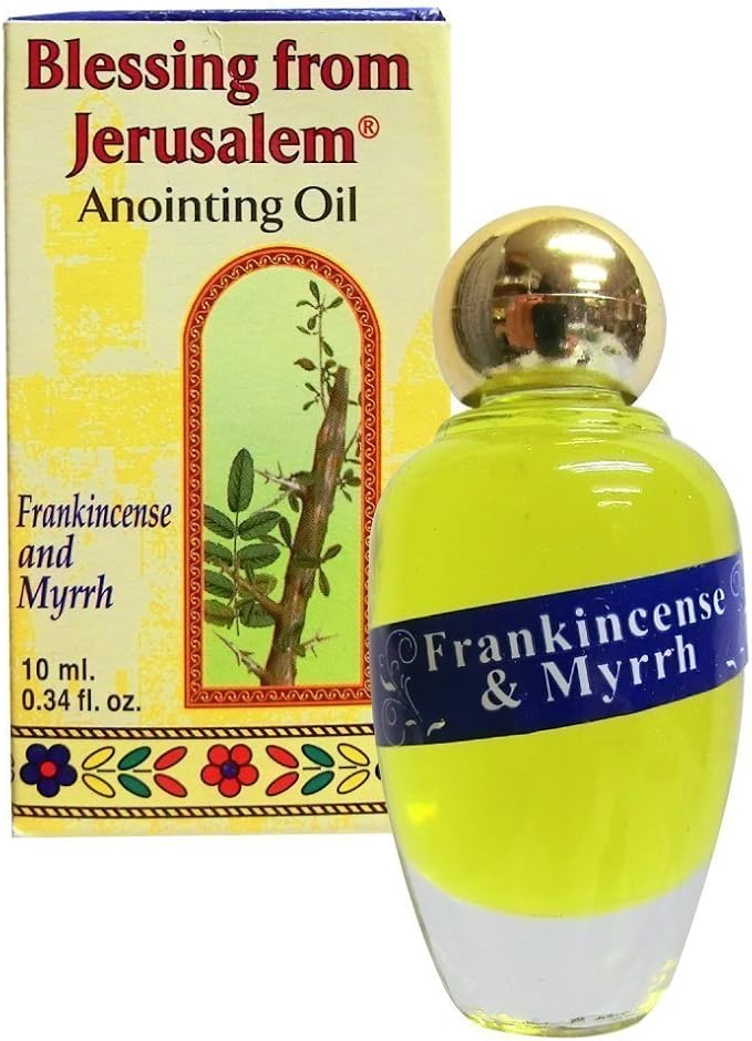 Frankincense and Myrrh Anointing Oil with Biblical Spices (10ml