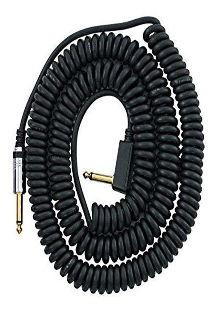 VOX VCC090 Black Coiled 1/4" Cable with Mesh