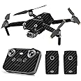 SopiGuard Skin for DJI Mavic Air 2s Precision Vinyl Sticker Full Drone Set + Controller + 3 Battery Skins (3M Carbon Black)