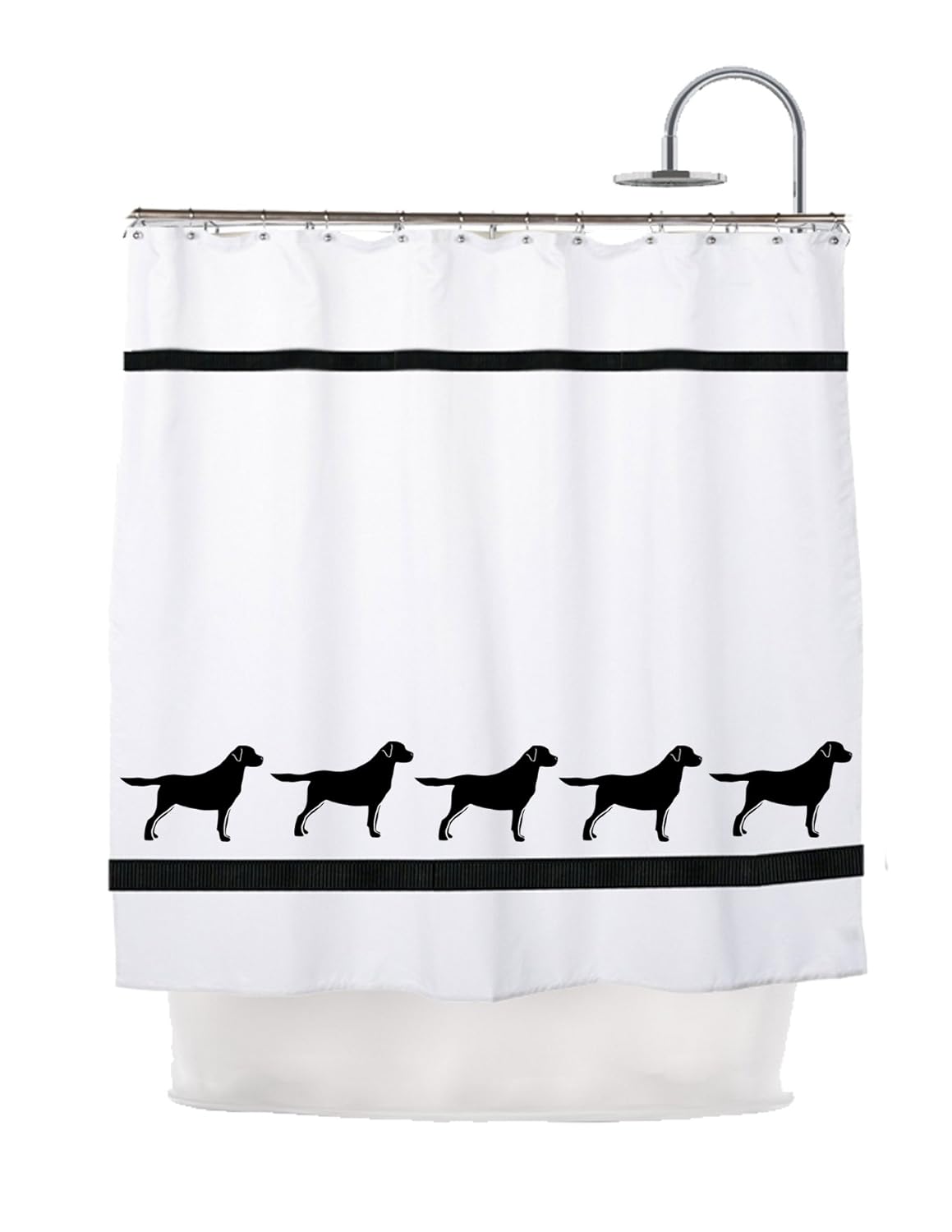 Labrador Retriever Lab Dog Shower Curtain In Your Choice