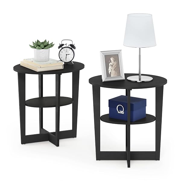 FURINNO JAYA SIDE TABLE SET OF 2, 2-TIER...