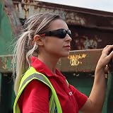 TIMCO Comfort Safety Glasses Lightweight Smoke Lens Anti-Scratch Soft Arms view 4