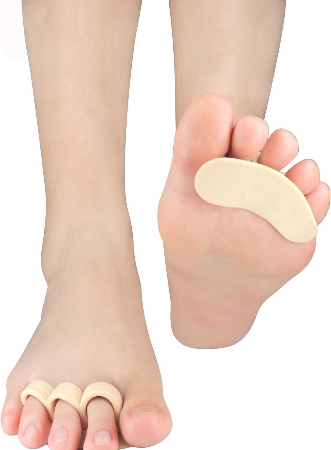 Amazon 足指セパレーター 足指を広げる 抗菌 浮き指 足指サポーター 痛み緩和 フリーサイズ 男女兼用 4個セット Everhealth 外反母趾 内反母趾用