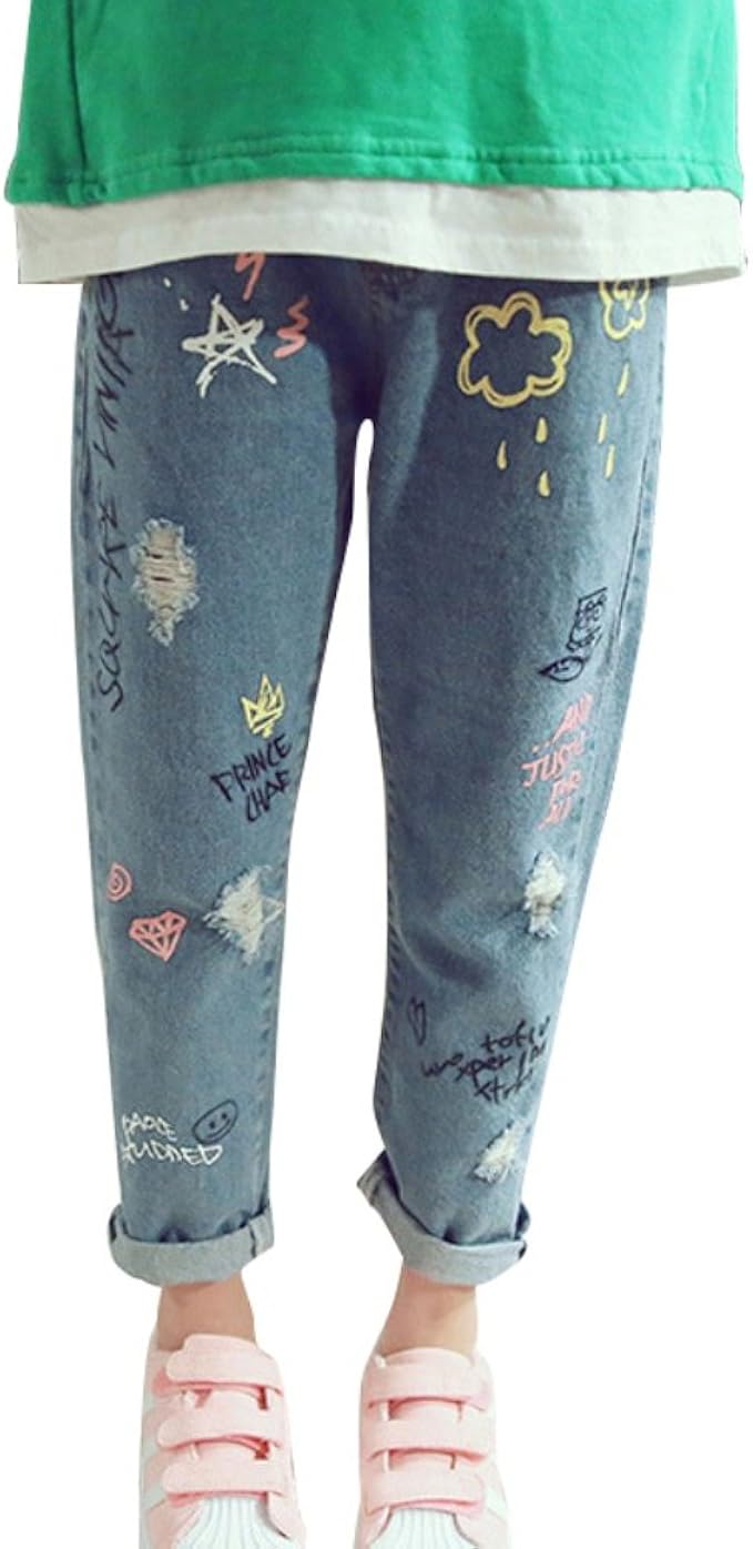 next girls ripped jeans