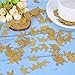 Topoox Gold Glitter Crown Confetti Table Decorations for Prince Baby Shower 1st Birthday Party Supplies, Pack of 100