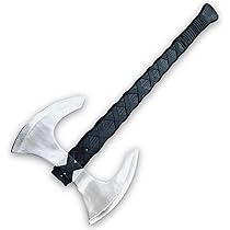 アシブラスター Asimocrafts × deviseworks Amazon.com : Handmade Double Head Berserker Axe, Large Norse