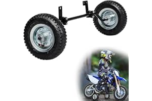 VOKPIT Dirt Bike Training Wheels 50cc Compatible with yamaha PW50 TTR50 ktm 50cc razor MX500 MX125 MX400 honda CRF50 XR50 Z50 Mini Senior Adenture, Fit for All Kinds of 50CC Dirt Bike,Easy to Install