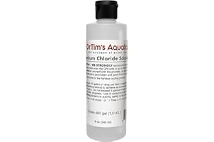 DRTIM'S AQUATICS DrTim’s Aquatics Ammonium Chloride Solution – 8 oz – for Fishless Cycling in Freshwater & Saltwater Aquariums – Treats 400 Gallons