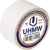 uhmw Ultra High Molecular Weight Friction Polyethylene Tape (2&ldquo;x5Yds,5Mils) | Low Friction UHMW Curtain Glide Slide Tape,Woodworking Noise Reduction uhmw Polyethylene Tape Drawers 2inches Adhesive Tape