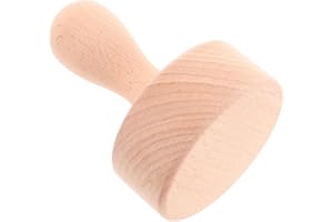 ULTECHNOVO Wooden Dough Press Tool for Tart Shaping Easy to Use in Baking Supplies Tart Tamper Tool for Pastry