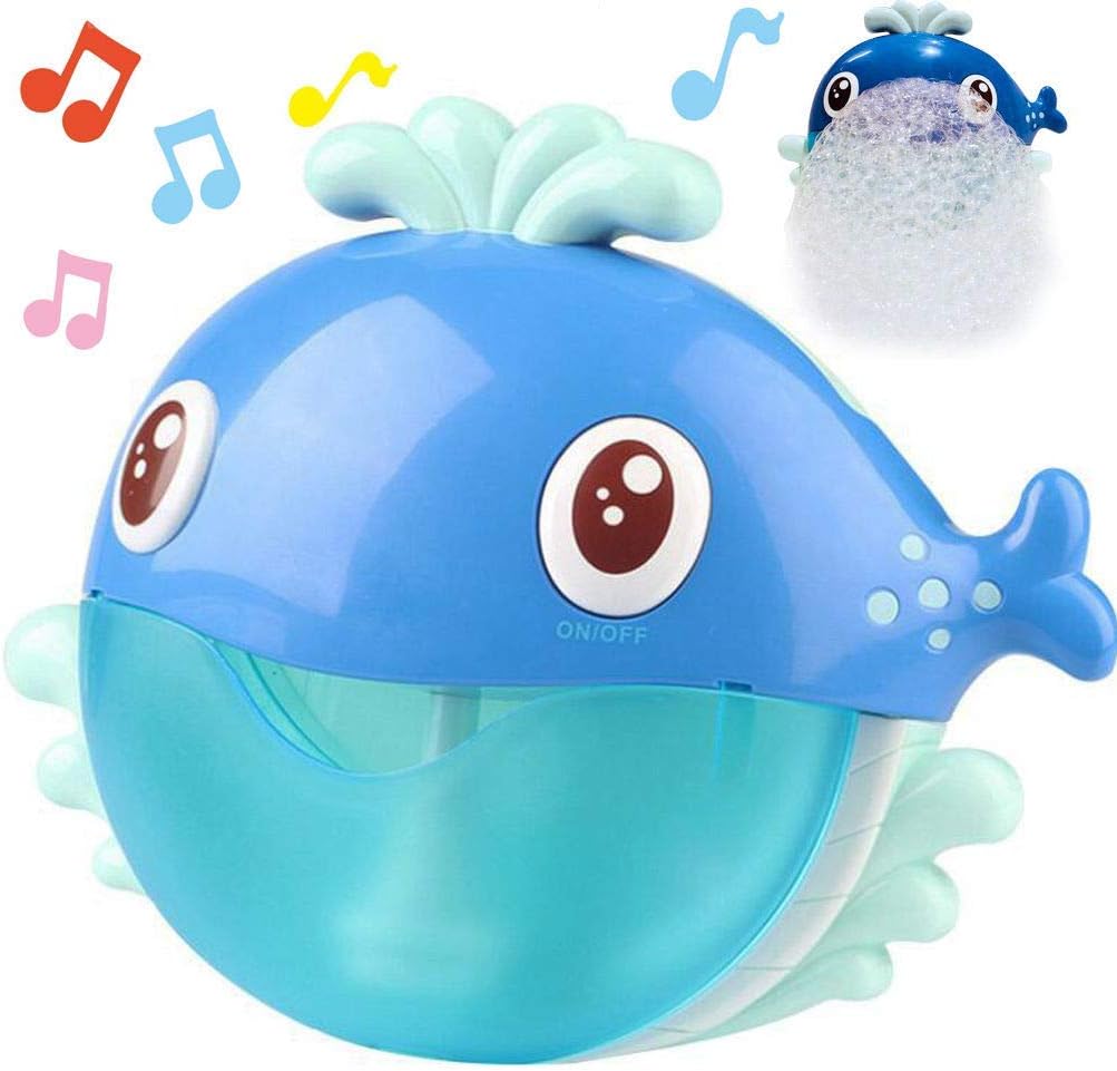 bubble whale bath toy