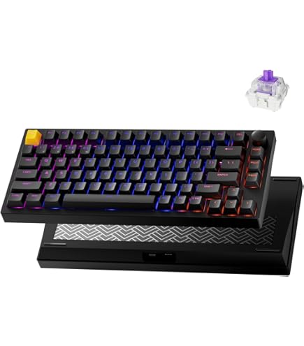 HAL＊ Amazon.com: ZENT75-HE Aluminum 75% Wired Magnetic Keyboard