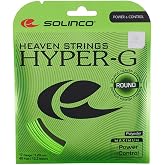 Solinco Hyper-G Round Tennis String, 17, Green