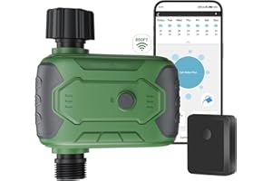 WiFi Water Timer for Garden Hose,YYSTEBS Smart WiFi Sprinkler Timer, Suitable for Garden Faucets, Covers 500 Feet Wi-Fi Range, Intelligent Garden Irrigation System