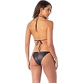 Maaji Womens Shining Bottom Low Rise Low Rise Tie Side Cheeky Cut