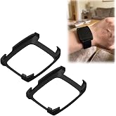 Protective Case Compatible with Pebble Time 2 Smart Watch 2 Pack | Snap-On Bumper Cover for Daily Wear, Scratch Protection and Lightweight Smartwatch Protection